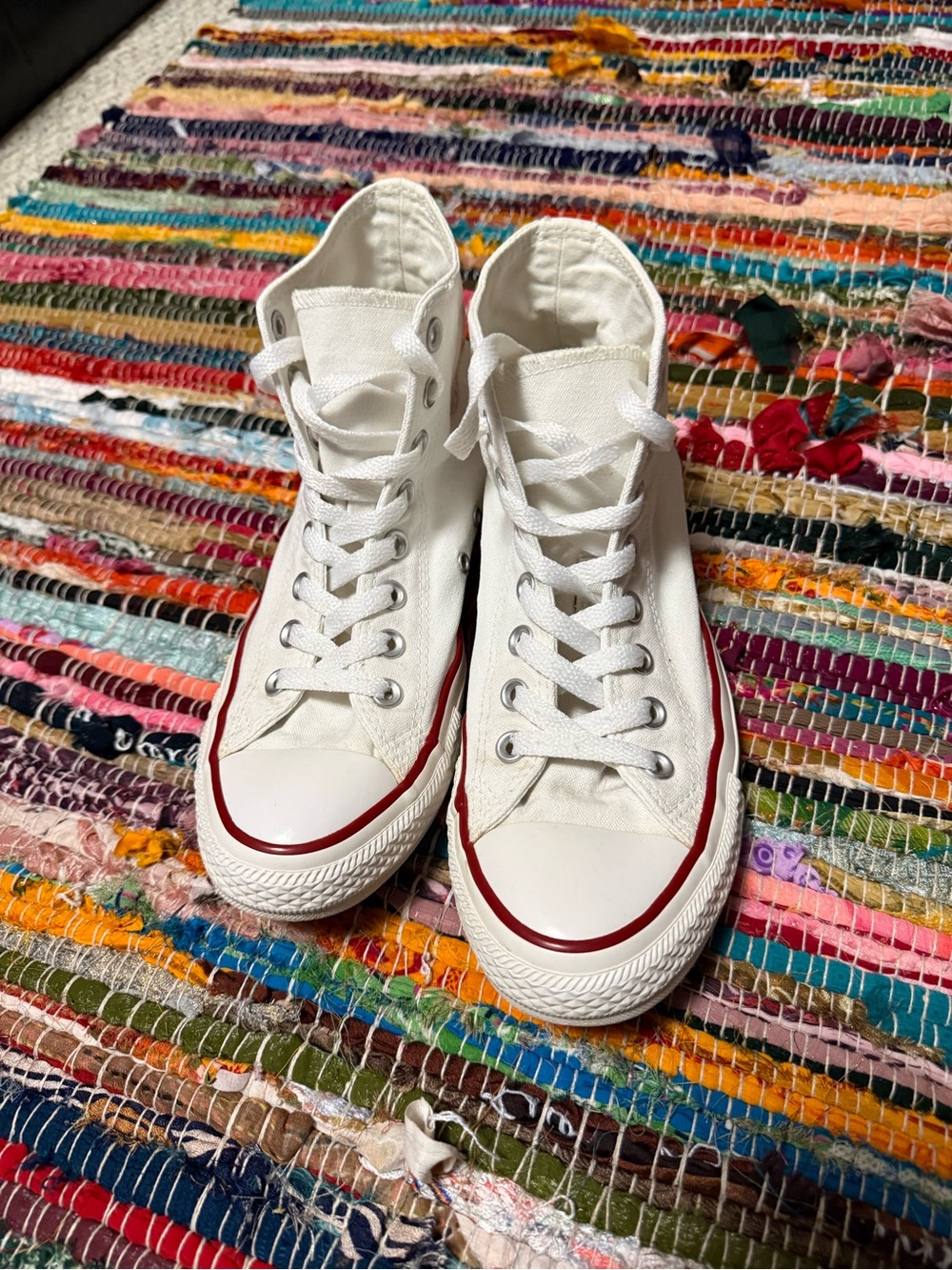 White High-Top Converse